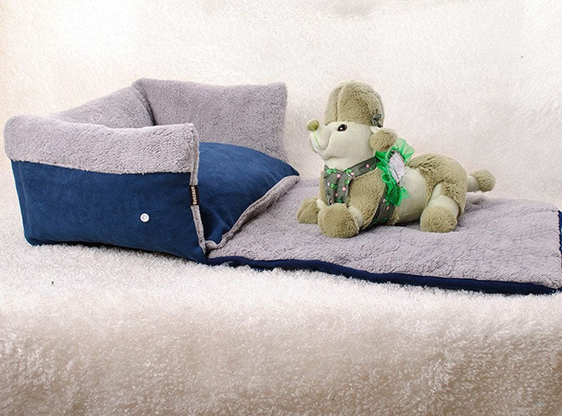 Removable Pet Beds with Blanket